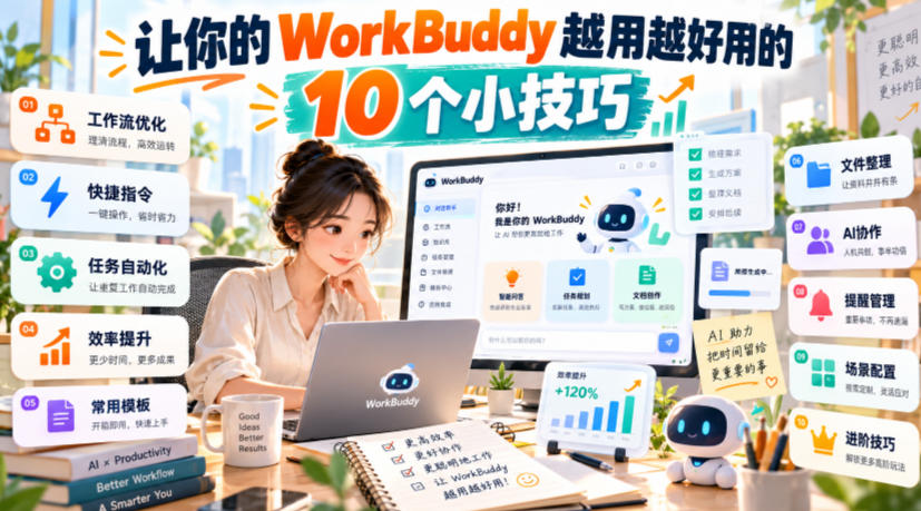 让你的 WorkBuddy 越用越好用的 10 个小技巧-鼎铸网