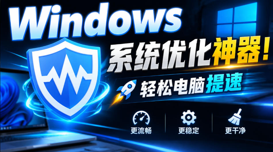 Windows电脑最好用的系统优化工具之一!提高电脑性首选工具,一键优化提速清理注册表,WiseCare365-鼎铸网