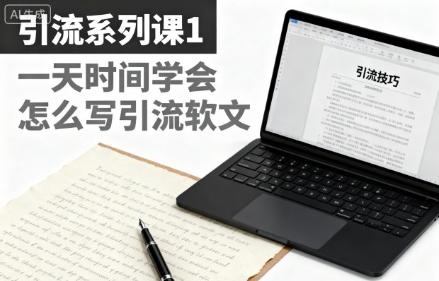 引流系列课1,一天时间学会怎么写引流软文-鼎铸网