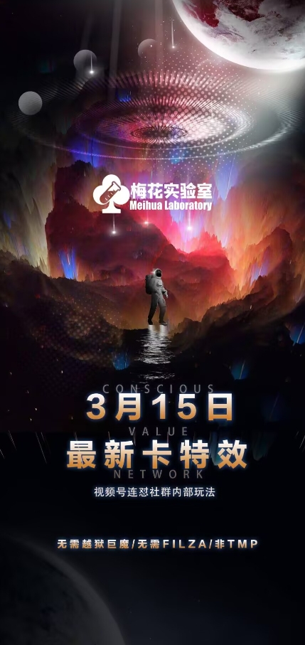 梅花实验室视频号连怼玩法-3月15日最新卡特效技术(无需越狱、巨魔、tmp)-鼎铸网