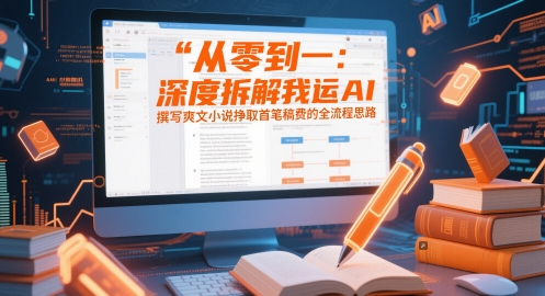 从零到一：深度拆解我运用AI撰写爽文小说挣取首笔稿费的全流程思路-鼎铸网