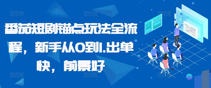 05b3a6f4c5420f8dacadd64e9974ebc2.jpeg 番茄短剧锚点玩法全流程,新手从0到1,出单快,前景好