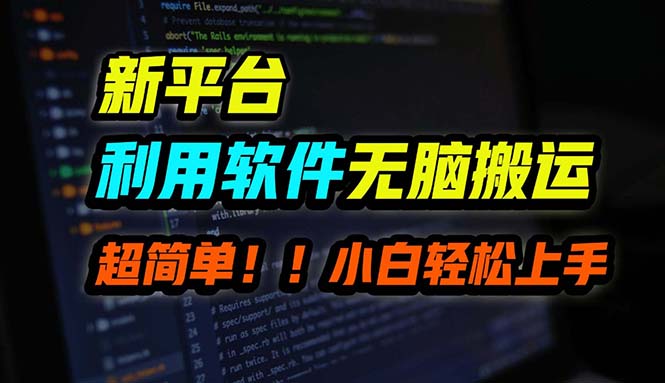 B站平台用软件无脑搬运，月赚10000+，小白也能轻松上手-鼎铸网