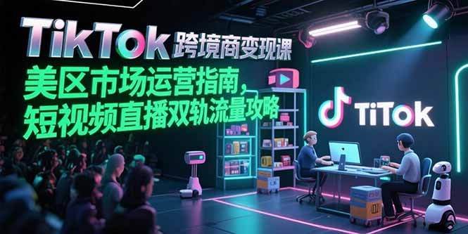 07c384e277e6352f52ccab77ad8bb2b5.jpeg TikTok跨境电商变现课,美区市场运营指南,短视频直播双轨流量攻略