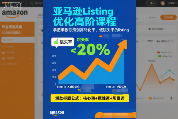 0869536ddfe5f1403b46e84964e1da73.jpeg 亚马逊Listing优化高阶课程,手把手教你策划高转化率、低跳失率的listing
