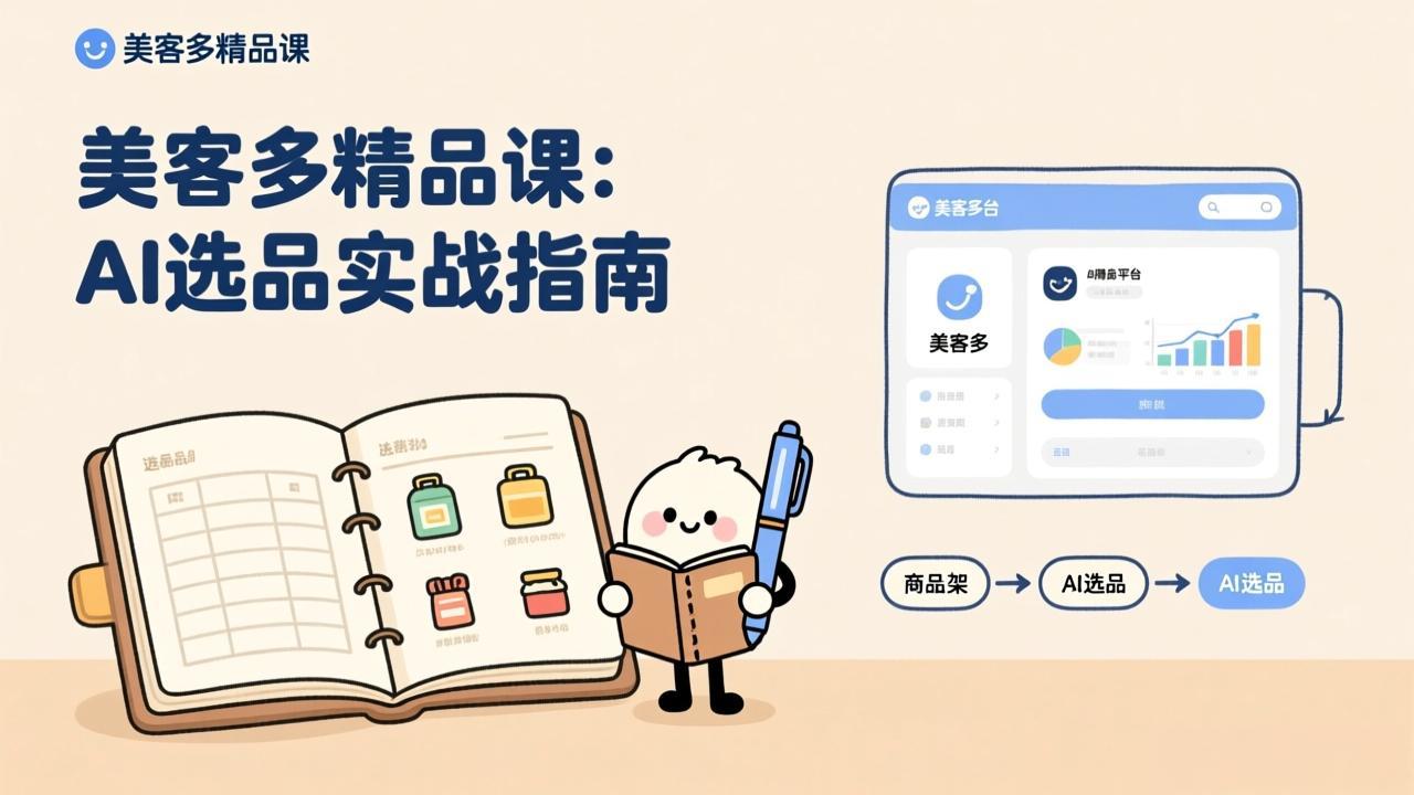 08da8ccfbc63dc8aa0c8c01ad47471e8.jpeg AI+美客多精品课,工具实操、数据选品、AI优化,新手也能快速上手,月入5000+美元