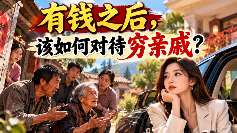 某公众号付费文章:有钱之后,该如何对待穷亲戚?-鼎铸网