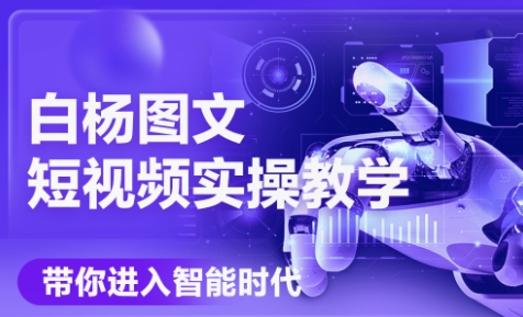 白杨老师·Ai图文短视频实操课(更新6月)-鼎铸网
