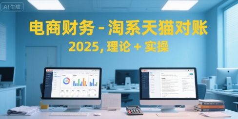 0a0f11efbb57b37f45f993fdefdd388c.jpeg 电商财务-淘系天猫对账2025,理论+实操