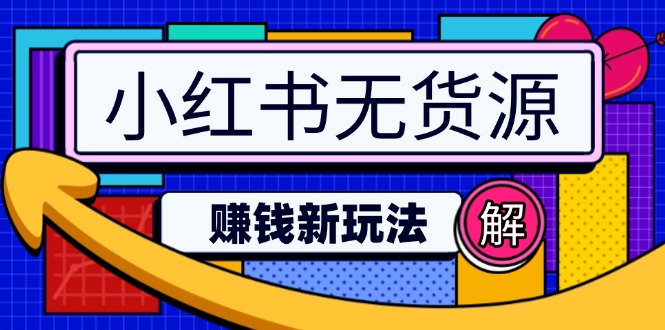 小红书无货源赚钱新玩法：无需涨粉囤货直播，轻松实现日破2w-鼎铸网