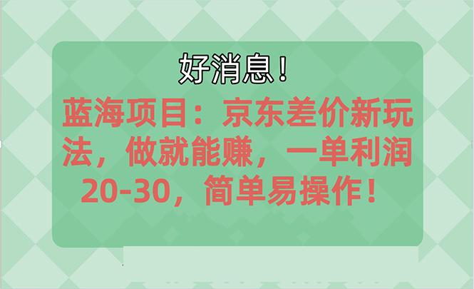 越早知道越能赚到钱的蓝海项目：京东大平台操作，一单利润20-30，简单…-鼎铸网