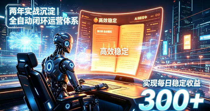 两年实战沉淀｜全自动闭环运营体系，实现每日稳定收益300+【揭秘】-鼎铸网