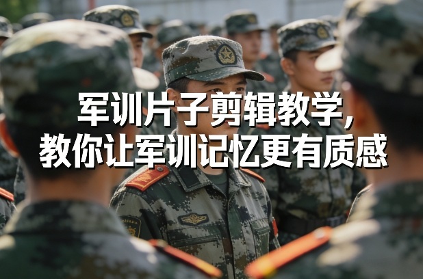 军训片子剪辑教学,教你让军训记忆更有质感-鼎铸网