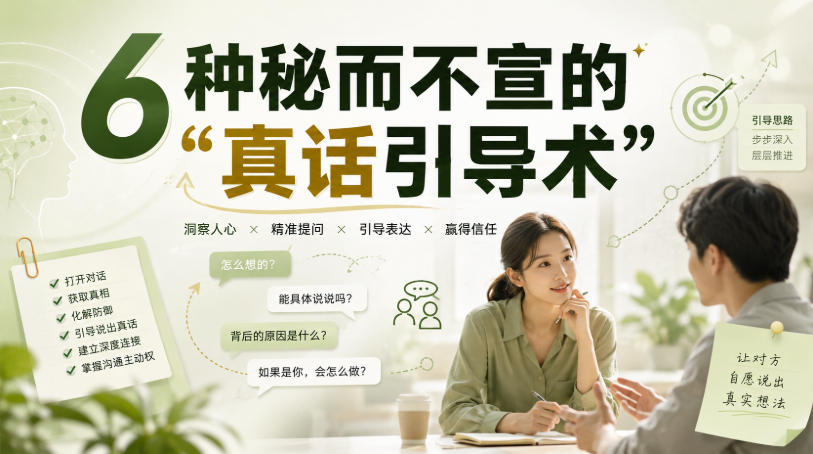148fd625a5472bbee5aa10c1bafea6ad.jpeg 付费文章:6种秘而不宣的“真话引导术”