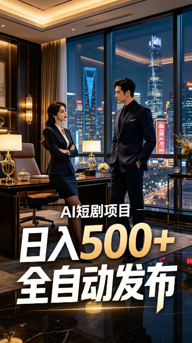 1632691cadbc213a79c1c3b0f00e75dc.jpeg 快手AI短剧自动发布,矩阵批量运营变现,轻资产副业项目,日入500+【揭秘】