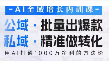 吴思晓·2026AI全域增长内训课+思维导图-鼎铸网