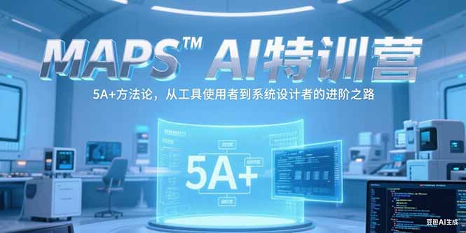 1a6c8e1691593de1b3a6bab3679b6de3.jpeg MAPSAI特训营,掌握 5A+方法论,从工具使用者到系统设计者的进阶之路