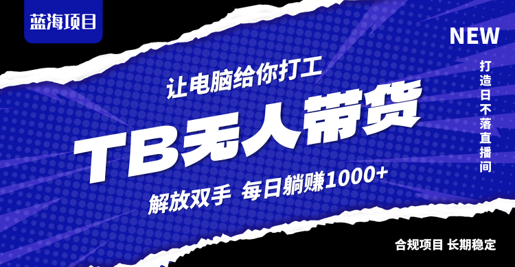 淘宝无人直播最新玩法，不违规不封号，轻松月入3W+-鼎铸网