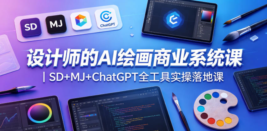 1b0bd95b1849a30f0ee238e99856d1f3.jpeg 设计师的AI绘画商业系统课|SD+MJ+ChatGPT全工具实操落地课