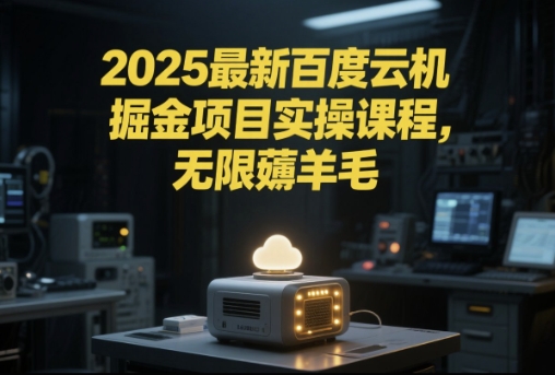 1b9d35882f299ae85da14458a3701ed0.jpeg 2025最新百度云机掘金项目实操课程单窗口保底5-10元月收益单窗口150+【揭秘】