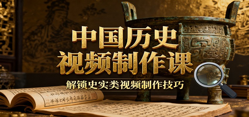 中国历史视频制作课:疆域地图集+参考文案+练习素材,解锁史实类视频制作技巧-鼎铸网