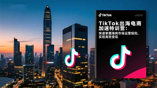 21c90312451218d706ad5925b48275af.jpeg TikTok出海电商加速特训营:快速掌握海外市场运营规则,实现高效变现