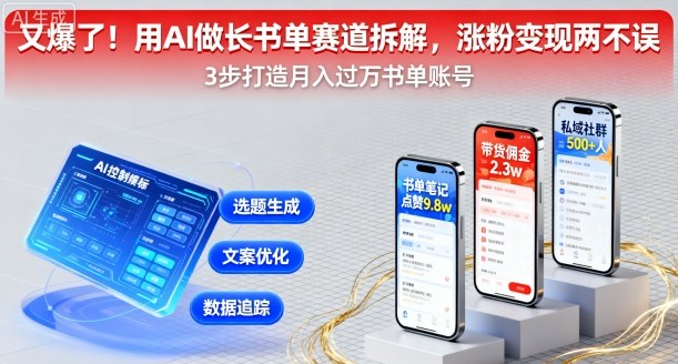 2324b48f3ef7fe38a5a3a96ea729bedc.jpeg 又爆了!用AI做长书单赛道拆解,涨粉变现两不误
