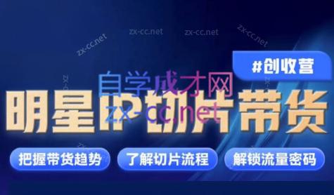 交个朋友·明星IP切片带货爆单营-鼎铸网