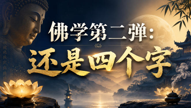 付费文章:佛学第二弹:还是四个字-鼎铸网