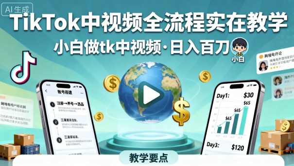 25c058b5bf1a08b4db2b3d1328bca60c.jpeg TikTok中视频全流程实操教学,小白做tk中视频,日入百刀