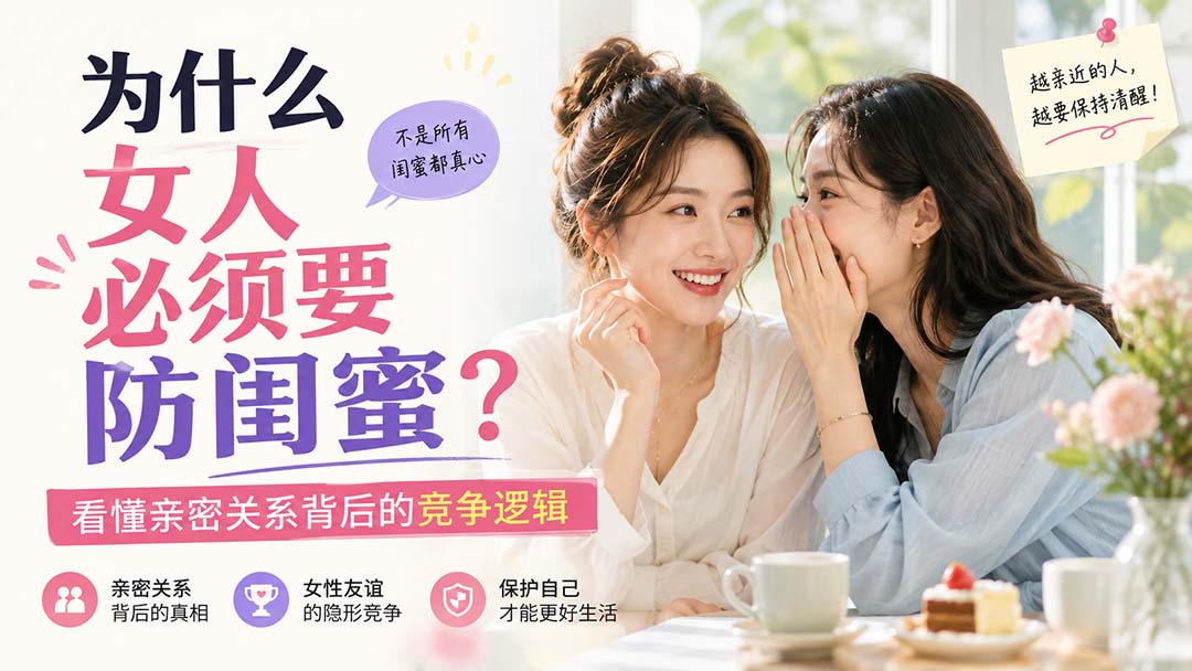 付费文章：为什么女人必须要防闺蜜？看懂亲密关系背后的竞争逻辑-鼎铸网