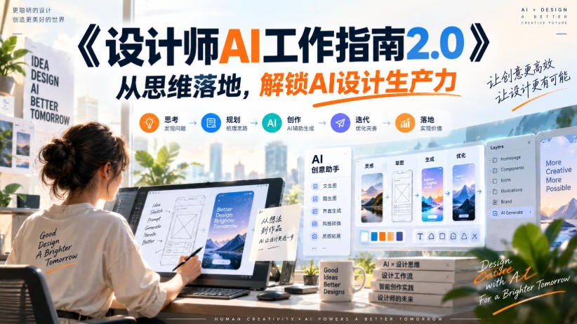 26fabf007fc7ce9866520e97db23bc70.jpeg 《设计师AI工作指南2.0》从思维落地-无水印,解锁AI设计生产力