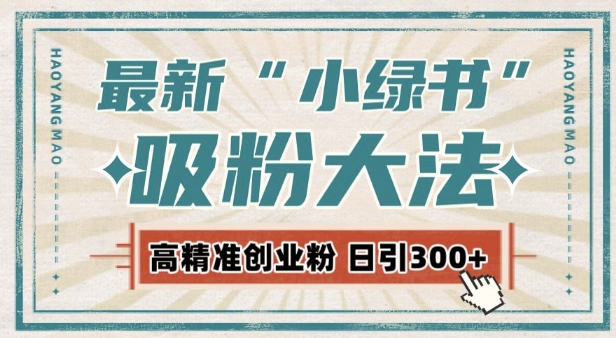 最新自动化“吸粉术”,小绿书激活私域流量,每日轻松吸引300+高质精准粉!-鼎铸网