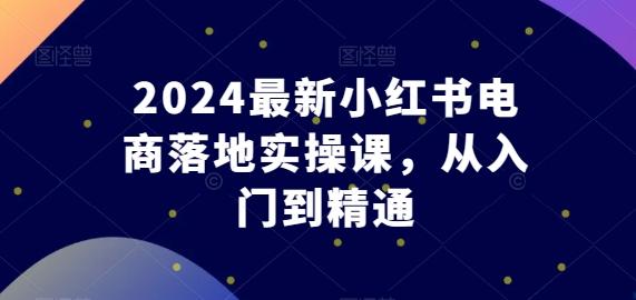 299eb4e8b16ccf47df6c181cfe0e984b.jpeg 2024最新小红书电商落地实操课,从入门到精通