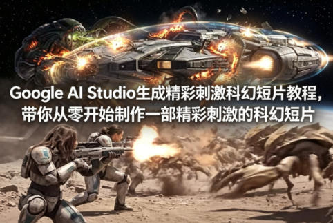 2c7964d281e0a7f4763df0c3a56cfa7e.jpeg Google AI Studio生成精彩刺激科幻短片教程,带你从零开始制作一部精彩刺激的科幻短片【双语字幕】