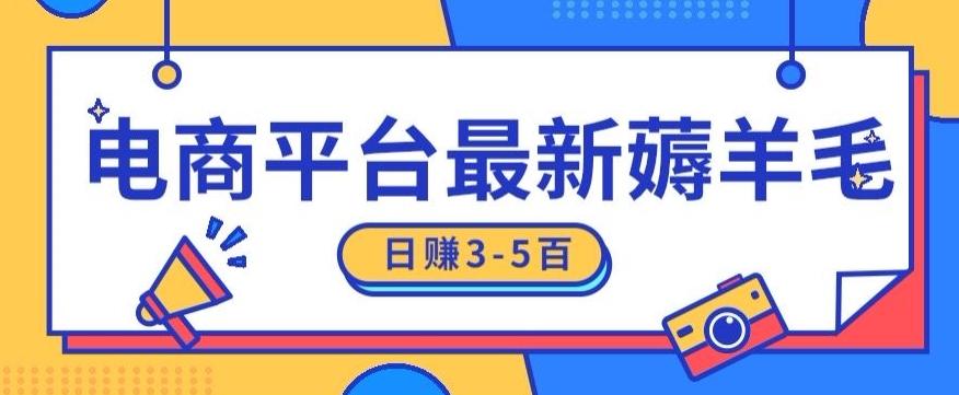 日赚300-500的电商平台薅羊毛新玩法，可重复操作，小白也可简单上手-鼎铸网