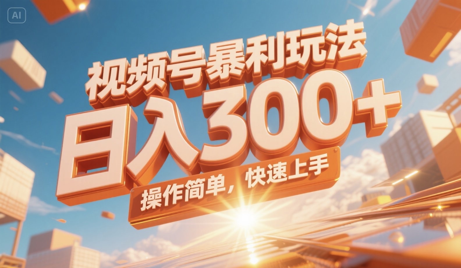 视频号暴利玩法，日入300+，操作简单，快速上手。-鼎铸网