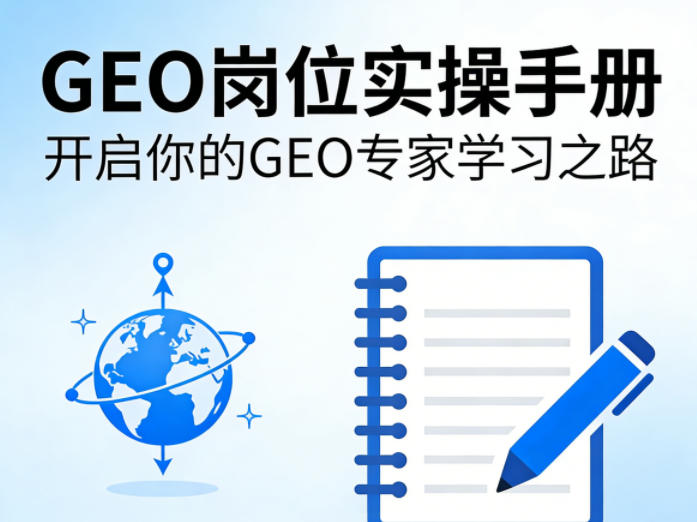 GEO岗位实操手册，开启你的GE0专家学习之路-鼎铸网