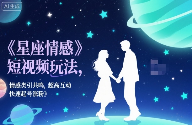 304b032e2b358de4b38c5acb88a4f61b.jpeg 星座情感短视频玩法,情感类引共鸣,超高互动,快速起号涨粉