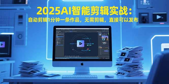 2025AI智能剪辑实战：自动剪辑1分钟一条作品，无需剪辑，直接可以发布-鼎铸网