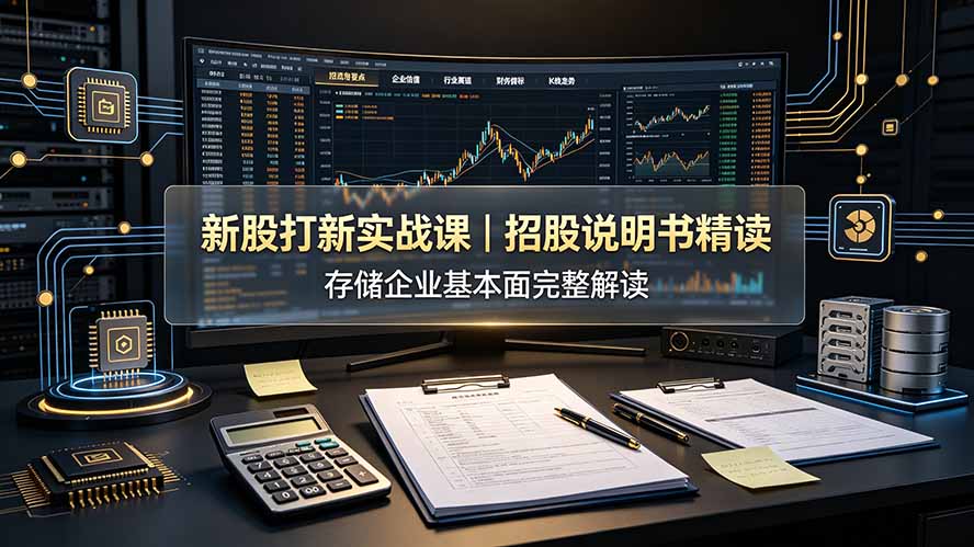 付费文章：新股打新实战课｜招股说明书精读，存储企业基本面完整解读-鼎铸网