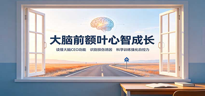 大脑前额叶心智成长：读懂大脑CEO功能，识别损伤诱因，科学训练强化自控力-鼎铸网