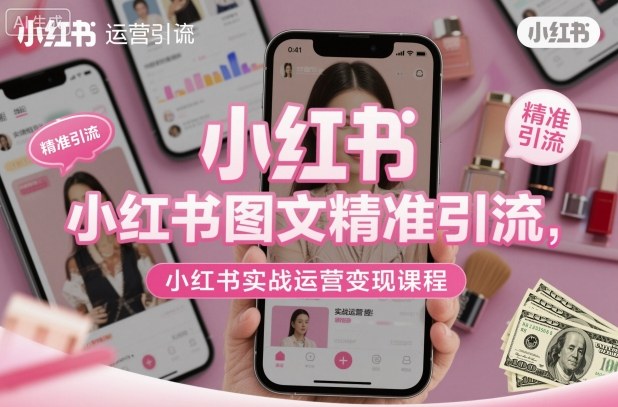 31ee344c996a626b8ac84d0f792a9593.jpeg 小红书图文精准引流,小红书实战运营变现课程