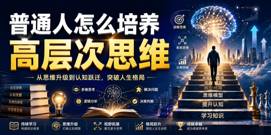 公众号付费文章:普通人怎么培养高层次思维-鼎铸网