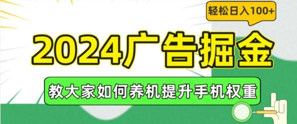 32f3693ae00095dfa12af5238d533522.jpeg 2024广告掘金,教大家如何养机提升手机权重,轻松日入100+【揭秘】