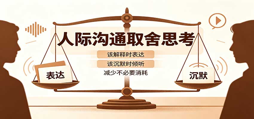 人际沟通取舍思考：分清解释与沉默边界，拿捏职场生活沟通分寸减少情绪内耗-鼎铸网