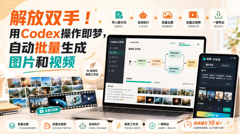 361af18660cdb31bd8f746bb17d89d44.jpeg 解放双手!用Codex操作即梦,自动批量生成图片和视频