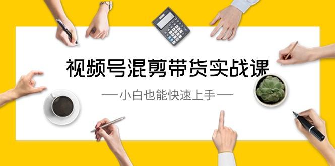 视频号混剪带货实战课，小白也能快速上手（10节课）-鼎铸网