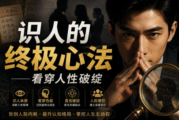 3a7bf557381d079e83665f65d9b82e39.jpeg 付费文章:识人的终极心法——看穿人性破绽