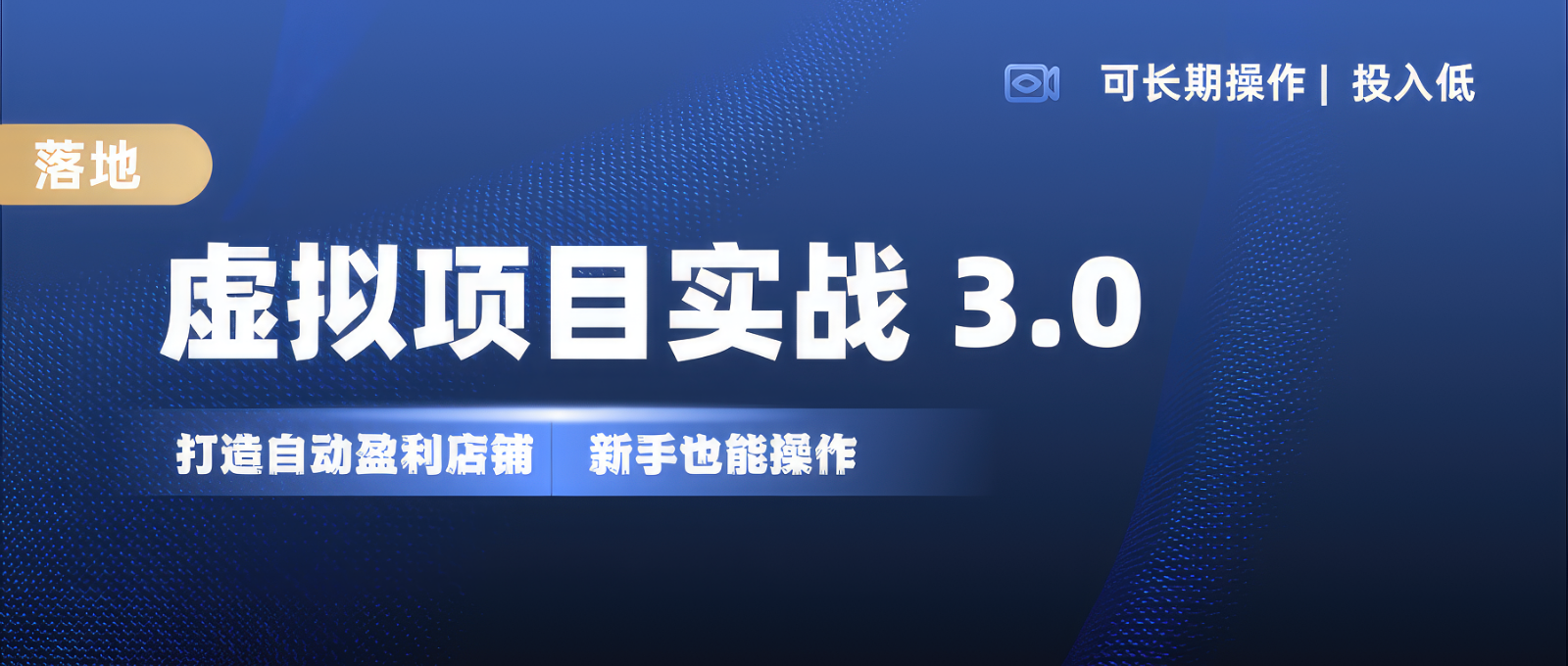 虚拟项目实操落地 3.0,新手轻松上手，单品月入1W+-鼎铸网